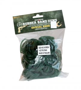 Rubber Band Ammo - Green-0