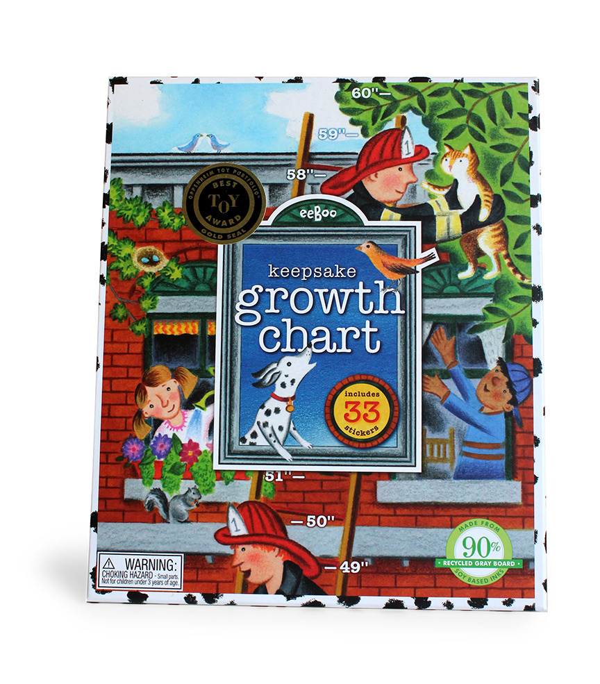firemen keepsake growth chart catskill mountain country fireman height chart