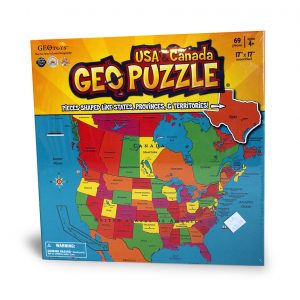 Geo Puzzle - USA and Canada-0