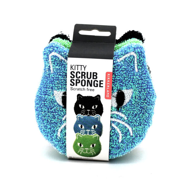 kitty scrub sponge