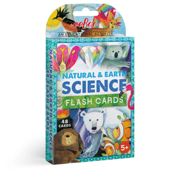 natural earth science flash cards