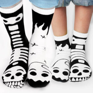 Pals Michelle Romo Ghost Skeleton Socks - Feet