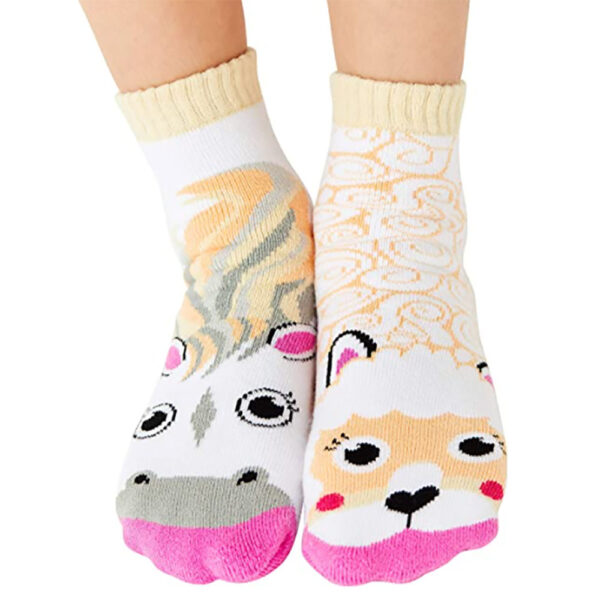 Pals Michelle Romo Horse & Alpaca Socks - Feet